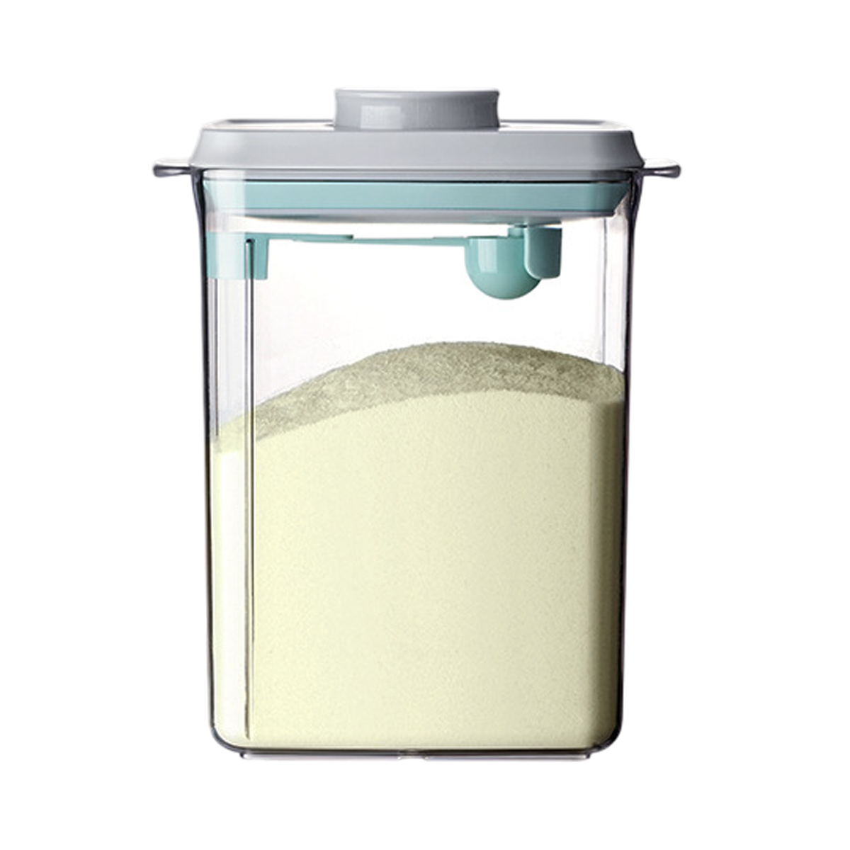 Hộp trữ sữa Ankou 2300ml Trắng nắp Xám