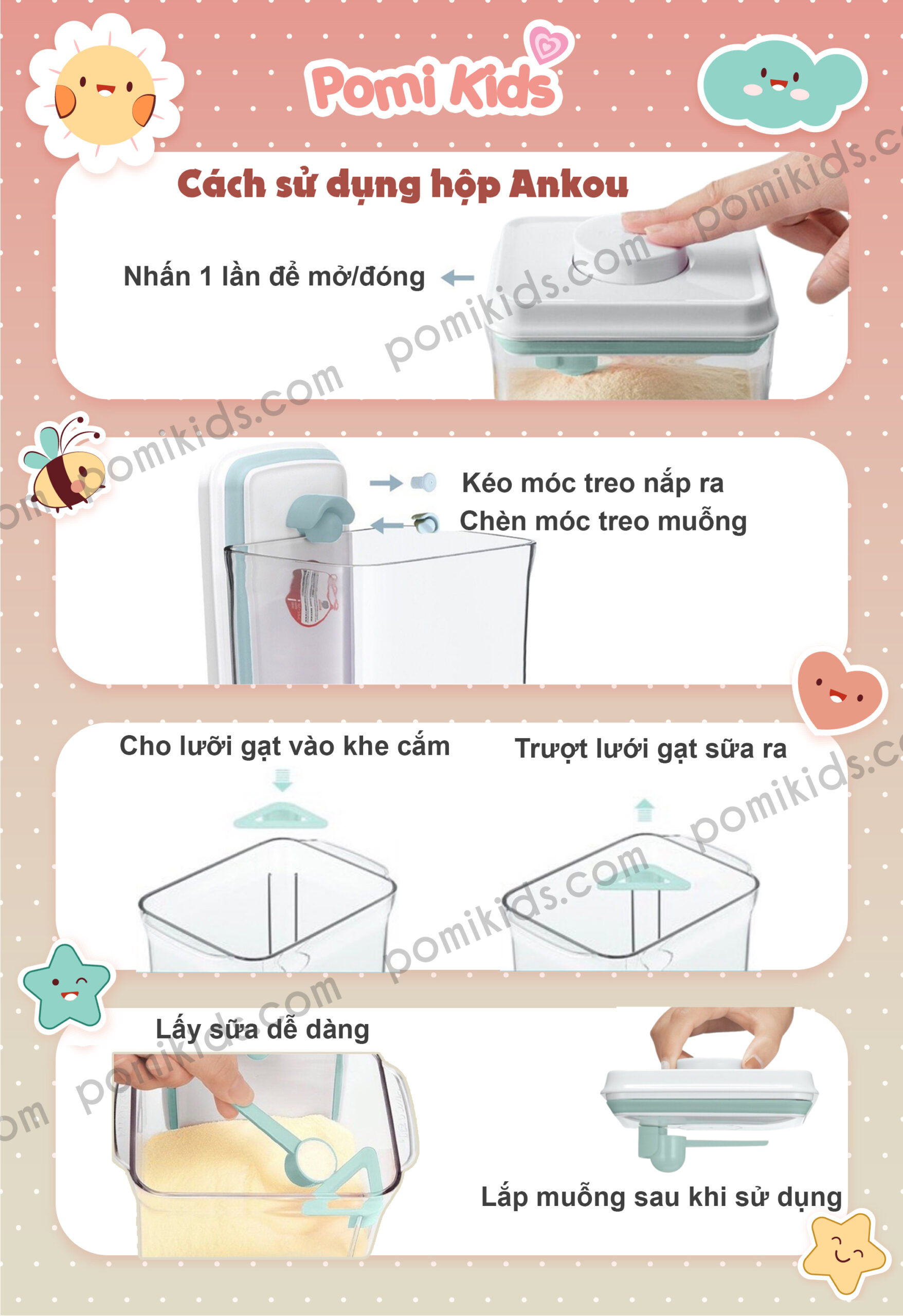 Hướng dẫn sử dụng Hộp Ankou Pomikids