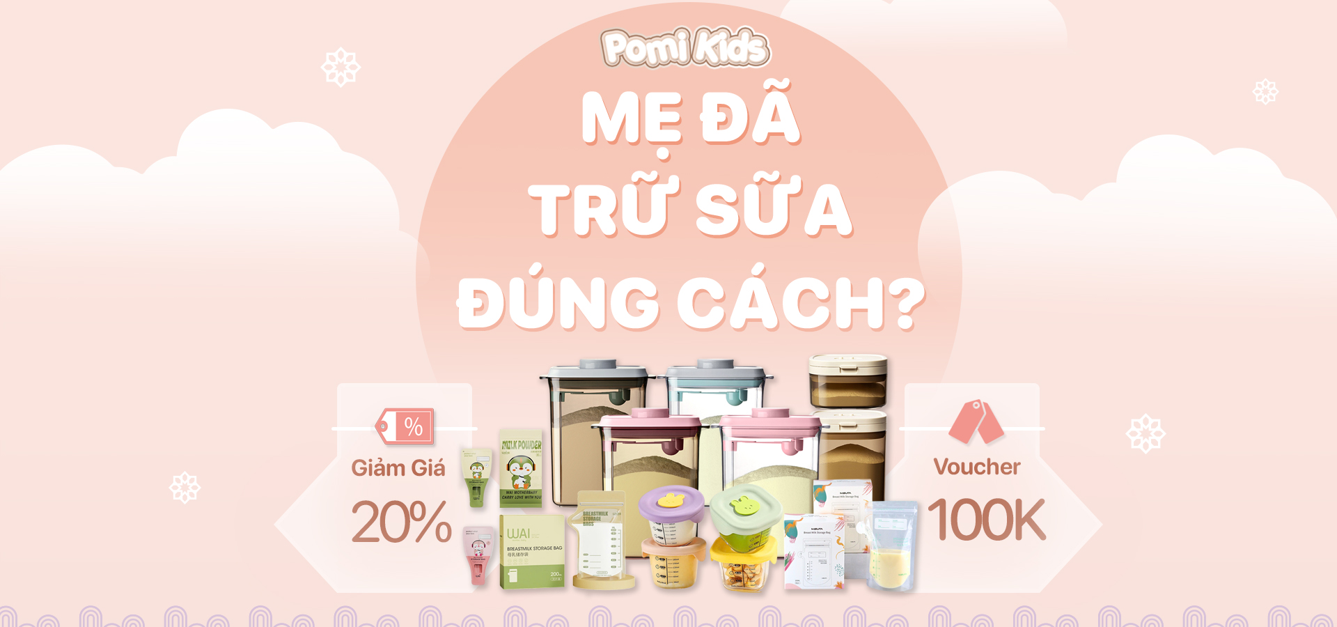 Mẹ đã trữ sữa đúng cách