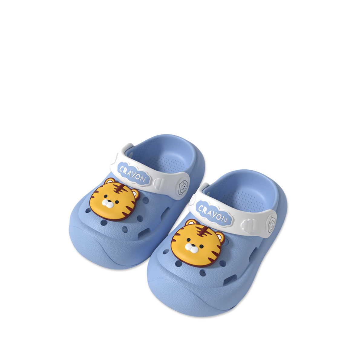 Dép sục cho bé chất liệu EVA charm Hổ - Xanh