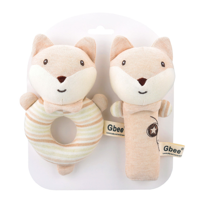 Thú nhồi bông lục lạc Gbee Cáo nguyên set