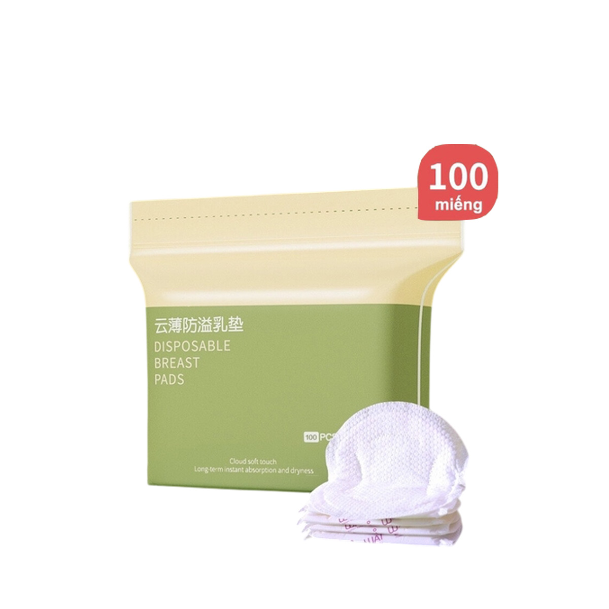 Miếng lót thấm sữa WAI - Túi 100 miếng